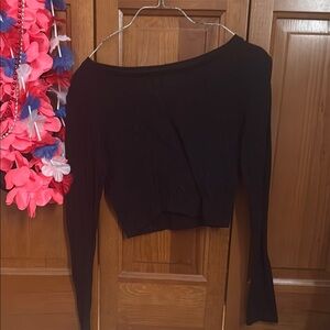 Aeropostale Black Crop Top